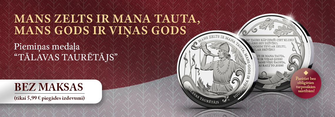 Bezmaksas medaļa „Tālavas taurētājs“