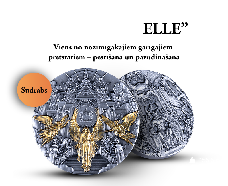 Sudraba monēta “Debesis un elle”