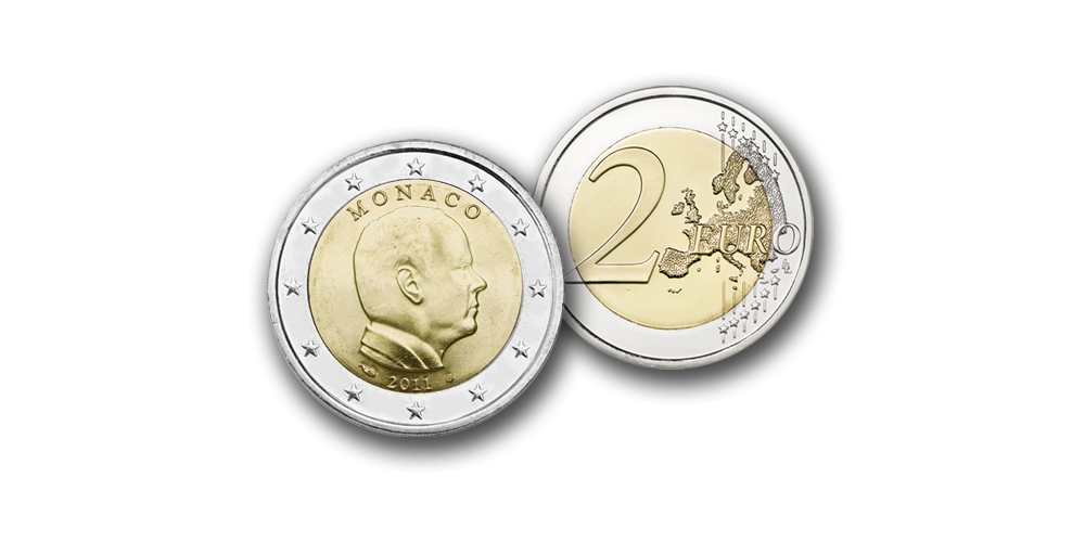 Monētu kolekcija „Jubilejas 2 eiro monētas”: „Monako princis Alberts II”