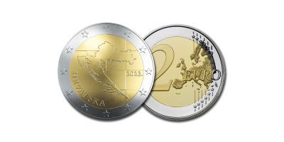 Monētu kolekcija „Jubilejas 2 eiro monētas”: „Horvātijas pievienošanās eirozonai”