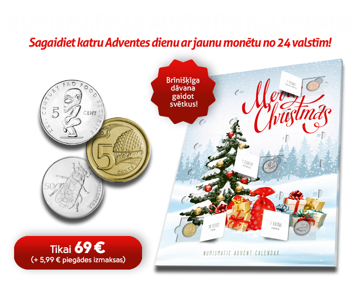 Monētu komplekts „Adventes kalendārs”