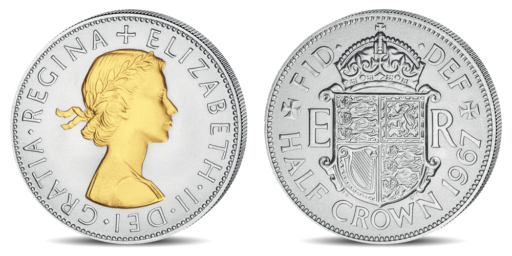 Queen Elizabeth II Half Crown Coin Queen Elizabeth II Half Crown Coin