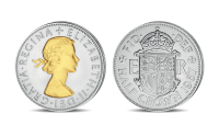 Queen Elizabeth II Half Crown Coin