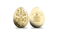 Apzeltīta monēta „Lieldienu ola“