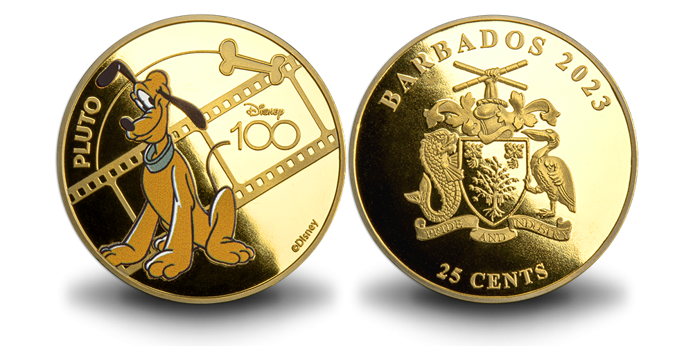 Apzeltīts monētu komplekts “Disnejam 100 gadi”3