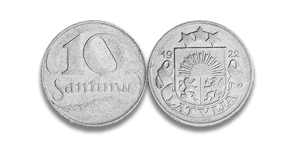 Autentisku latviešu monētu komplekts4