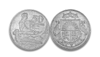 Autentisku latviešu monētu komplekts6