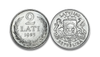 Autentisku latviešu monētu komplekts8