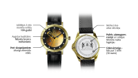 Elegants rokaspulkstenis ar 100-gades 2 eur monētu