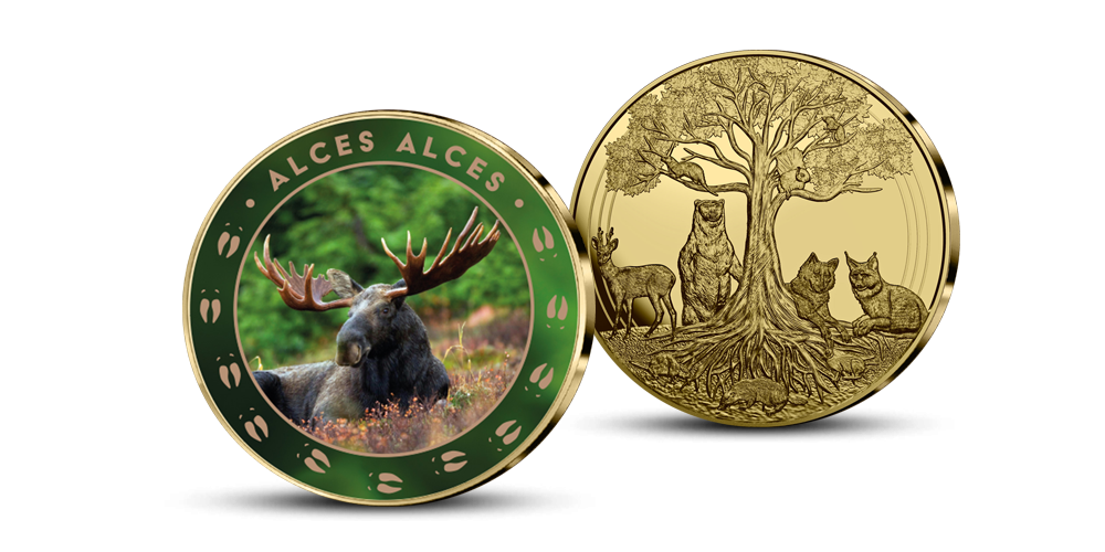 Kolekcija „Latvijas Gada dzīvnieks“, medaļa „Alnis“