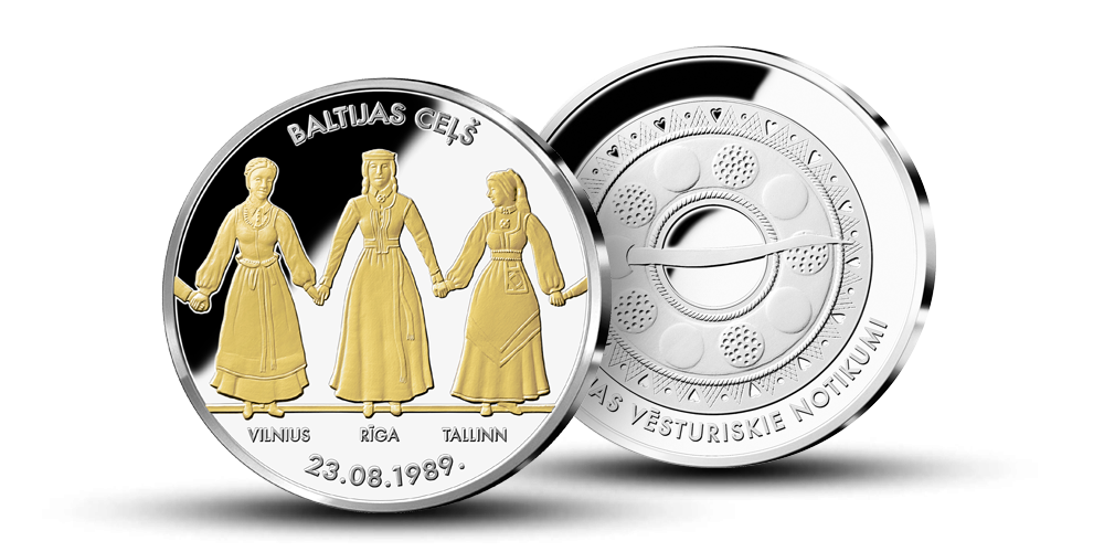 Kolekcija „Latvijas vēsturiskie notikumi“, medaļa „Baltijas ceļš“