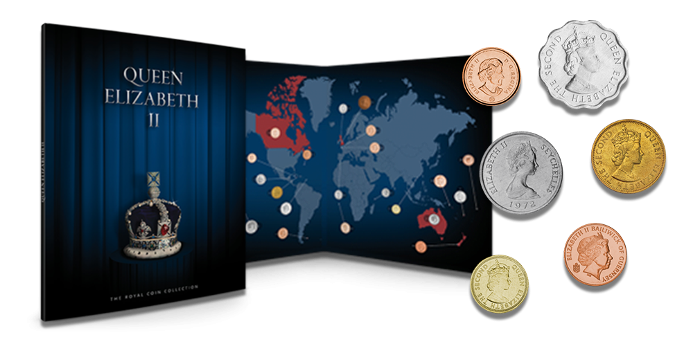 Monētu komplekts “Karalienes Elizabetes II mantojums”