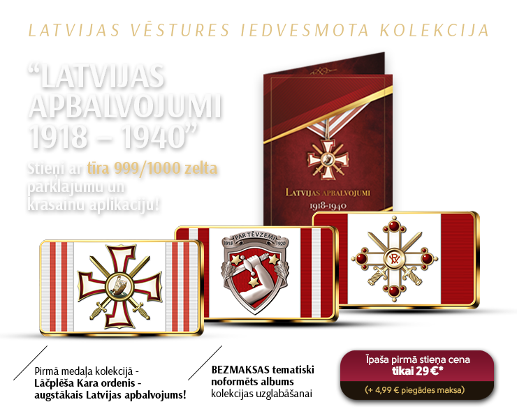 Iemūžināti Latvijas varoņiem veltītie apbalvojumi!