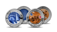 Titāna monētu kolekcija „Ceļojumiem kosmosā – 60 gadu”