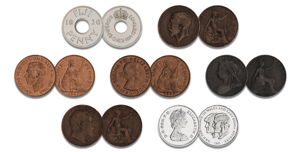 Britu monētu komplekts “Karaliskie portreti”1