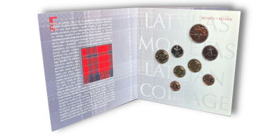 2004. gada apgrozības monētu komplekts ar Sprīdīti