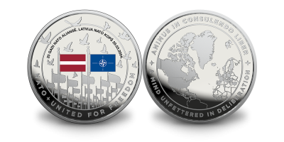 Piemiņas medaļa „LATVIJA - 20 GADI NATO“