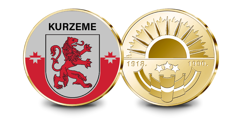 Piemiņas medaļu komplekts “Latviešu vēsturisko zemju ģerboņi” 3