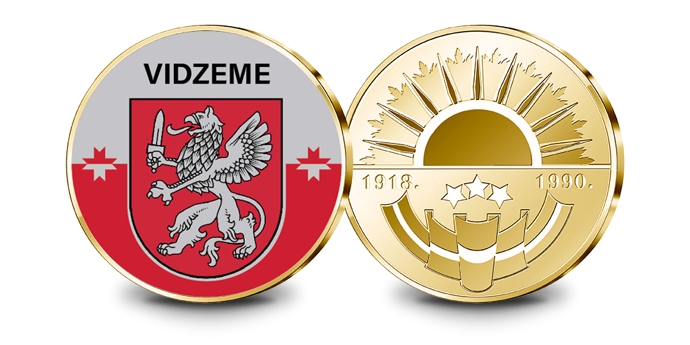 Piemiņas medaļu komplekts “Latviešu vēsturisko zemju ģerboņi” 4
