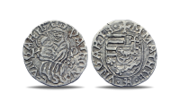 Autentisks sudraba denārs „Madonna un bērns“