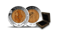 Tīra sudraba monēta „Baltijas ceļam – 30 gadi“