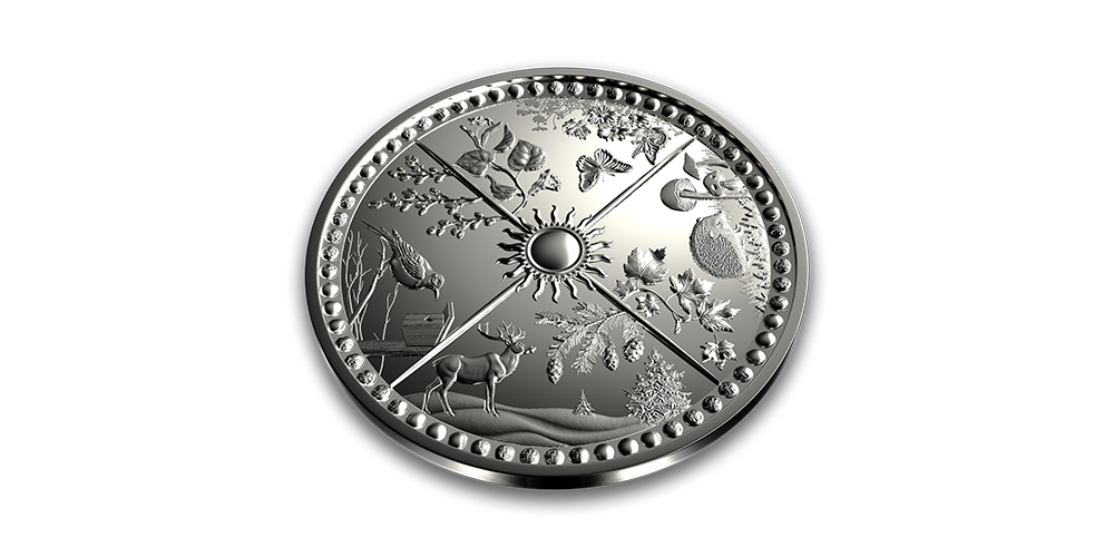 Sudraba monēta “Gadalaiki”1