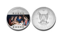 Sudraba monēta „Gani pielūdz Jēzu“