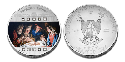 Sudraba monēta „Gani pielūdz Jēzu“