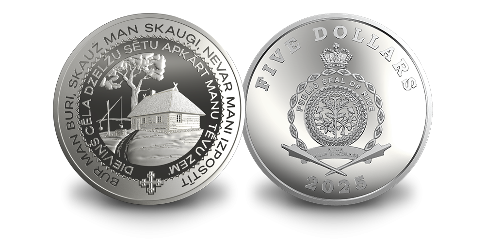 Sudraba monēta “Latviešu tautasdziesma”