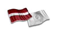  Sudraba monēta „Latvijas karogs“ 