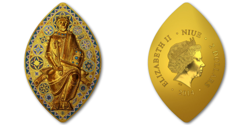 Apzeltīta sudraba monēta „Svētais Pēteris” Apzeltīta sudraba monēta „Svētais Pēteris”