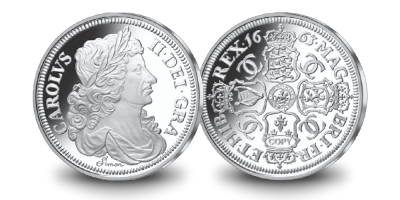 Sudraba monētas „Petition Crown” kopija