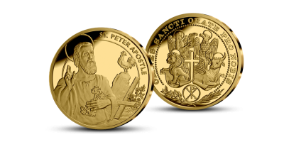 Kolekcija „Svētie aizbildņi“, pirmā medaļa – „Sv. Pēteris“