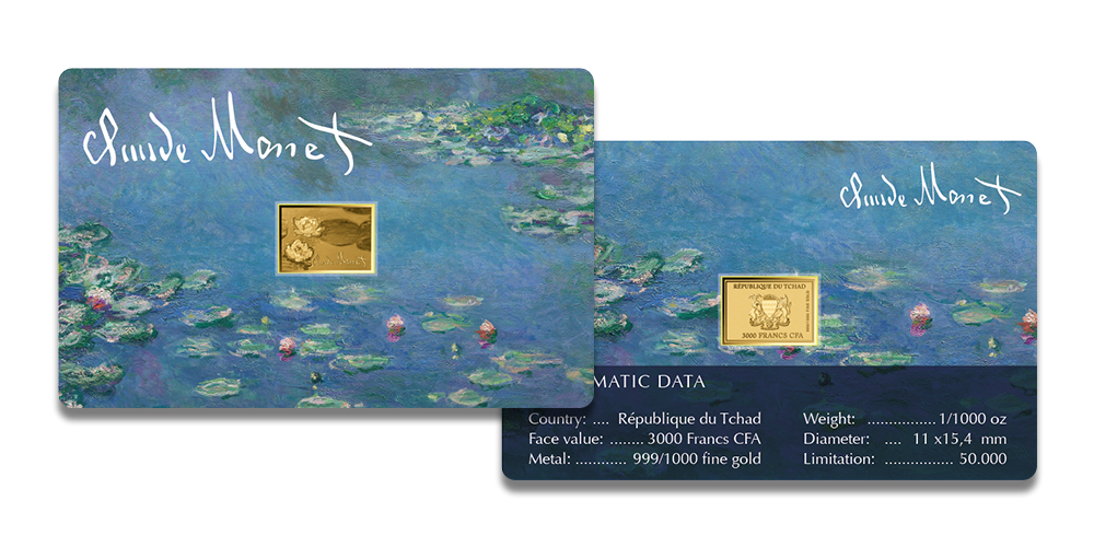 Tīra zelta monēta “Ūdensrozes”1