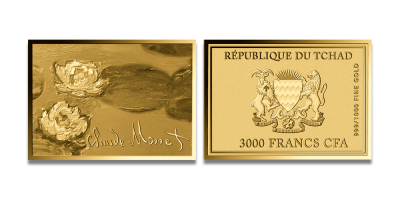 Tīra zelta monēta “Ūdensrozes”