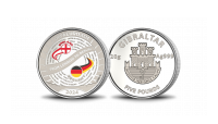 UEFA Eiropas futbola čempionātam 2024 veltīta sudraba monēta