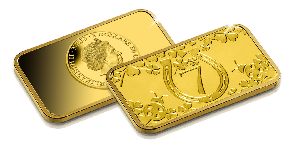 Zelta izstrādājums „Veiksmes monēta”