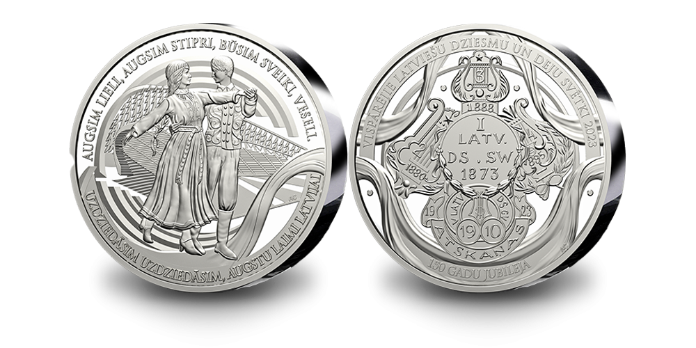 Vispārējo latviešu Dziesmu svētku 150. gadadienas piemiņas medaļa