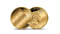 Tīra zelta monēta – “Lāčplēsis”