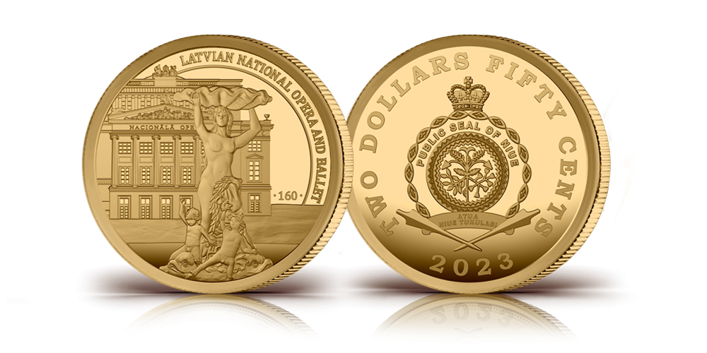 Zelta monēta „Latvijas Nacionālā opera un balets“