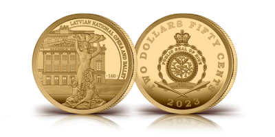 Zelta monēta „Latvijas Nacionālā opera un balets“