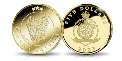 Zelta monēta “Mana Latvija - dūraiņi” 2 g