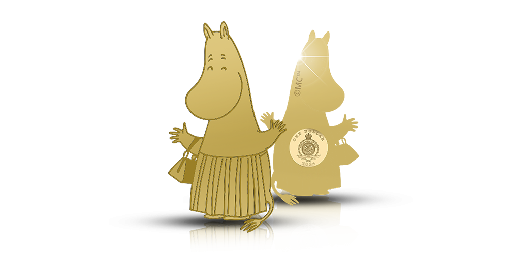 Zelta monēta “Muminu mamma”