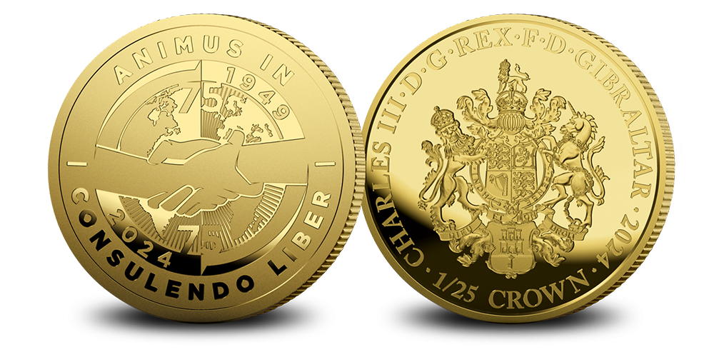 Zelta monēta “NATO - 75 gadi”