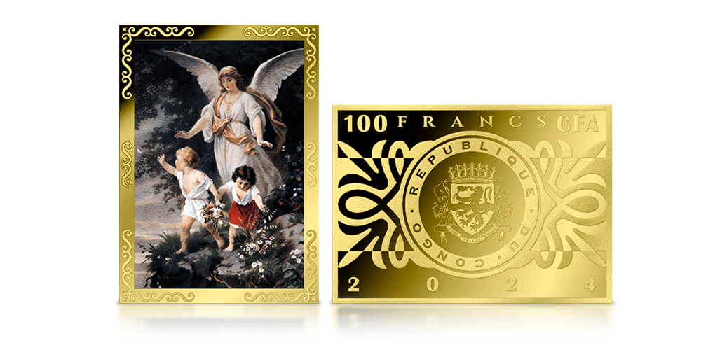 Tīra zelta monēta “Sargeņģelis – Debesu sargs”1