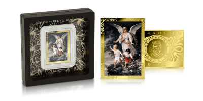 Tīra zelta monēta “Sargeņģelis – Debesu sargs”