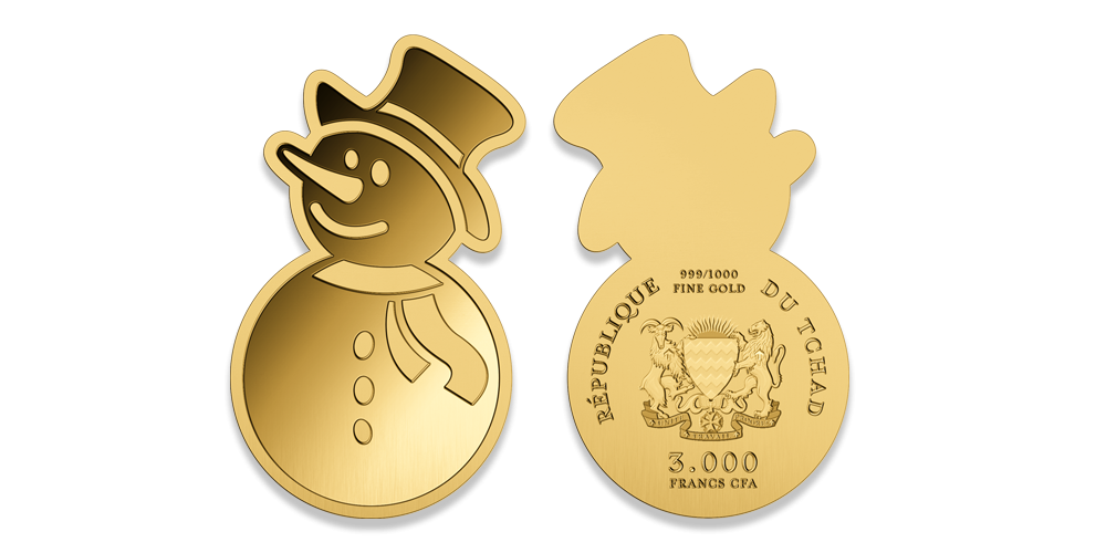 Zelta monēta “Sniegavīrs”