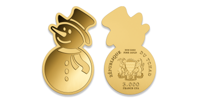 Zelta monēta “Sniegavīrs”