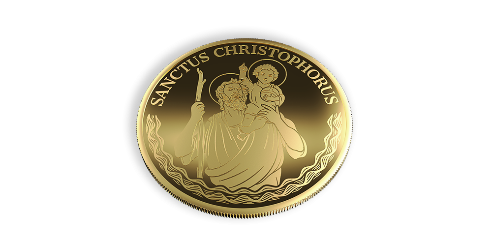 Zelta monēta “Sv. Kristofers”1