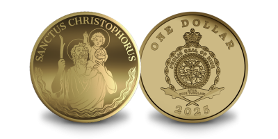 Zelta monēta “Sv. Kristofers”